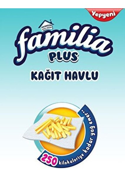 Plus 3 Katlı Kağıt Havlu 48 Rulo Kokusuz Ultra Emici ve Dayanıklı