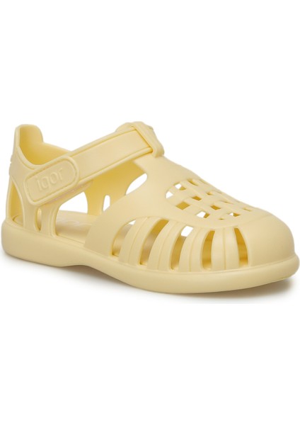 TOBBY SOLID VANILYA Unisex Çocuk Düz Sandalet