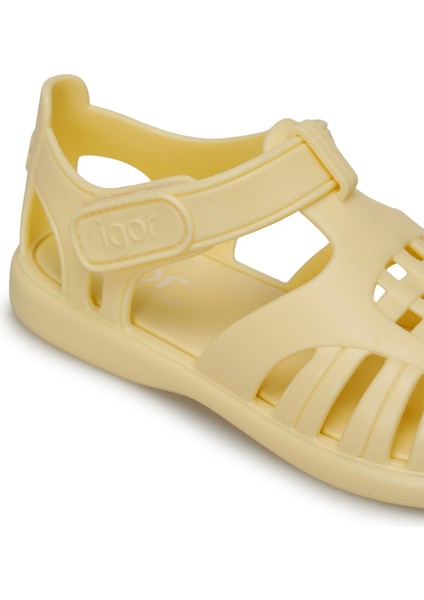 TOBBY SOLID VANILYA Unisex Çocuk Düz Sandalet