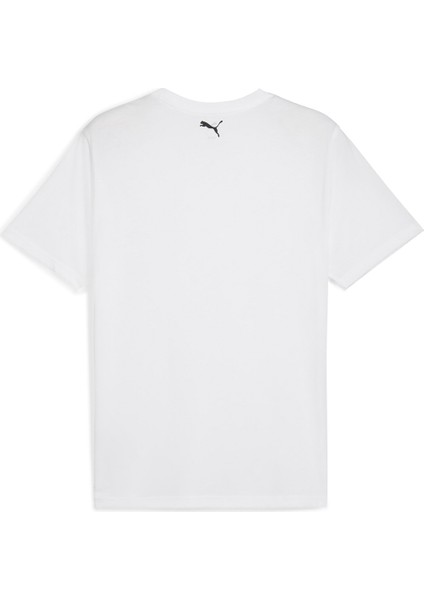 M TAD TECH Triblend Tee Beyaz Erkek Kısa Kol T-Shirt
