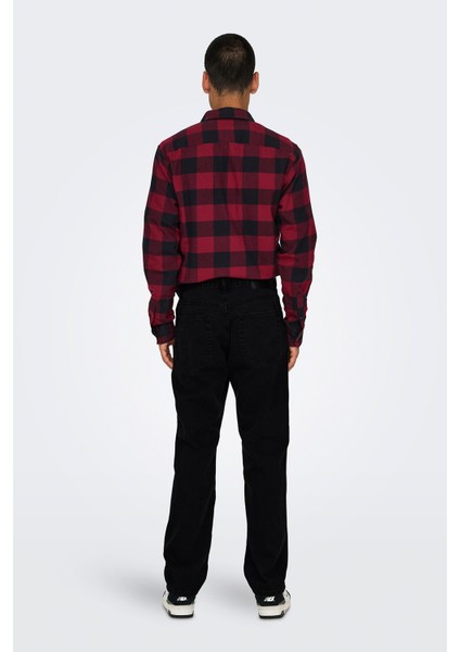 Only&sons Onsedge Straıght Box Taı Siyah Erkek Pantolon