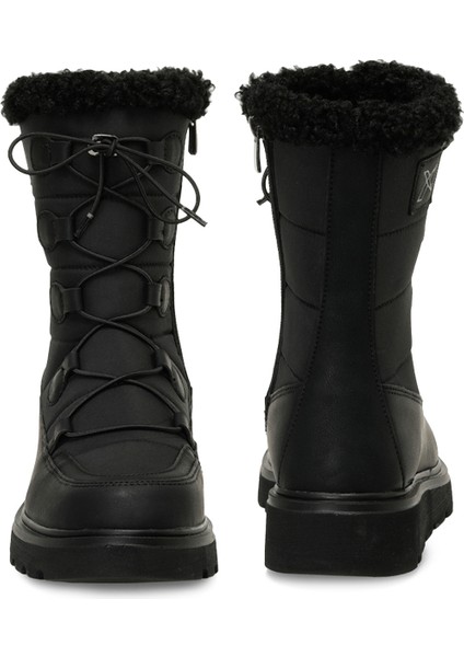 Clıff 4pr Siyah Kadın Kar Botu