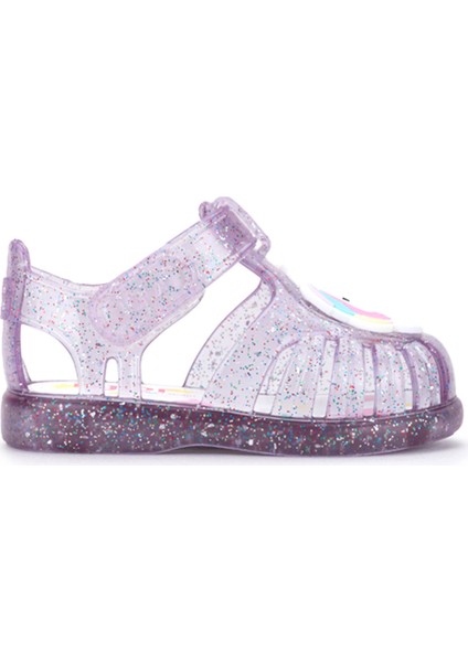 S10341 TOBBY UNICORNIO Gri Kız Çocuk Sandalet