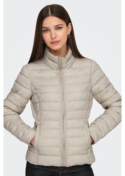 ONLTAHOE QUILTED JACKET O GRI Kadın Ceket