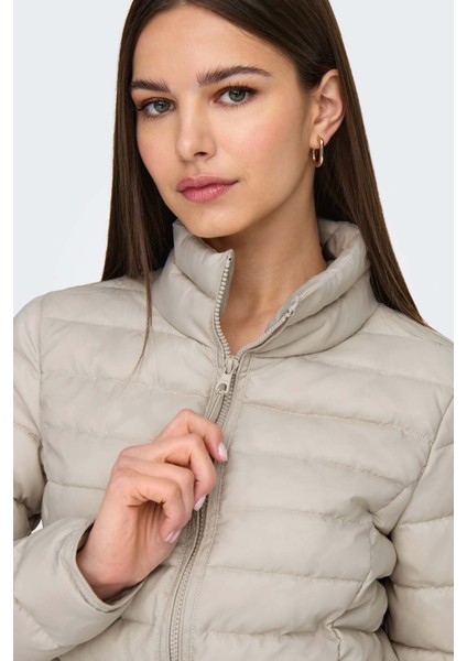 ONLTAHOE QUILTED JACKET O GRI Kadın Ceket