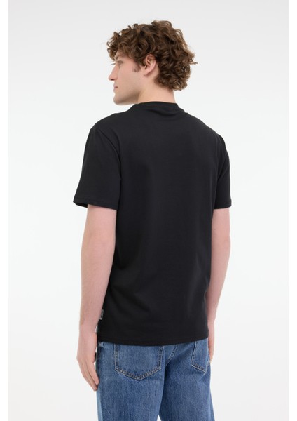 Onslevı Lıfe Reg Text Siyah Erkek T-Shirt 22028147