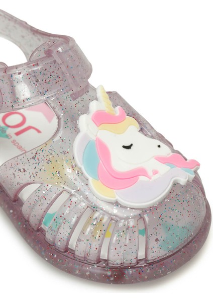 S10341 TOBBY UNICORNIO Gri Kız Çocuk Sandalet