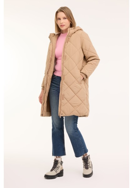 Wl Jasmıne 3-104217 4pr Vızon Kadın Uzun Kaban