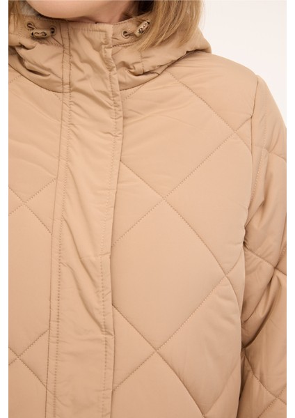 Wl Jasmıne 3-104217 4pr Vızon Kadın Uzun Kaban