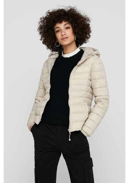 ONLTAHOE HOOD JACKET OTW Gri Kadın Ceket