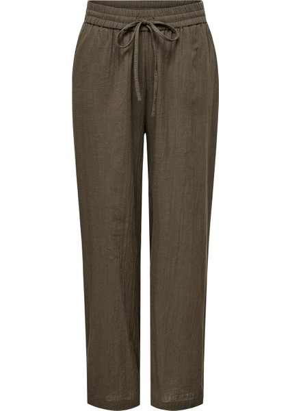 ONLTIZANA COTTON LOOSE PA Kahverengi Kadın Pantolon