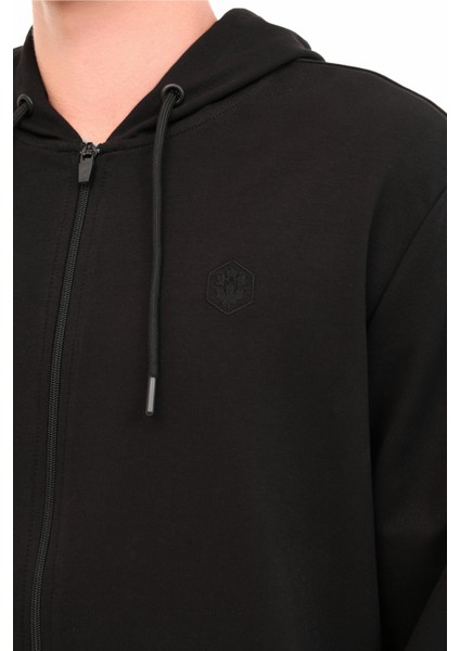 MB SN72 FZ HOD 5PR Siyah Erkek Eşofman Üstü