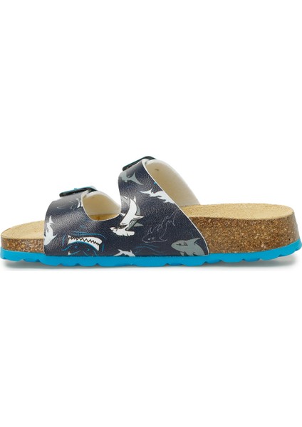 800111-8140-2 Mavi Erkek Çocuk Terlik