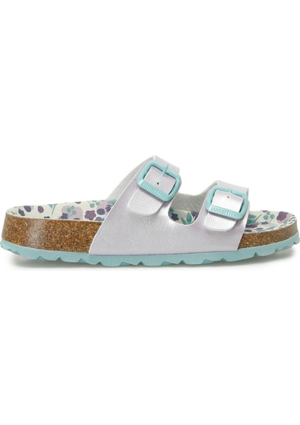 800111-8520-2 Mavi Kız Çocuk Terlik