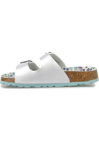 800111-8520-2 Mavi Kız Çocuk Terlik