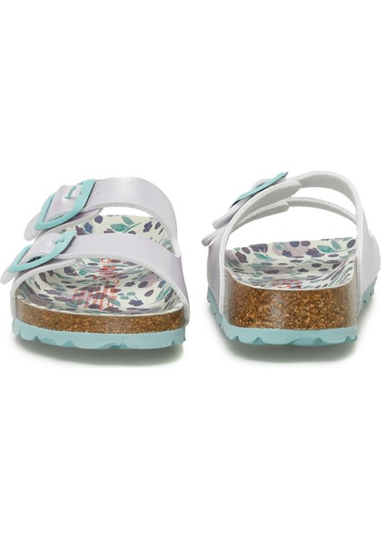 800111-8520-2 Mavi Kız Çocuk Terlik