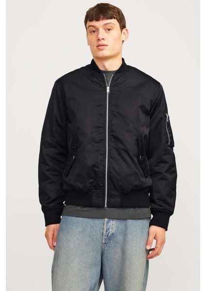 JJOCEAN BOMBER Siyah Erkek Ceket