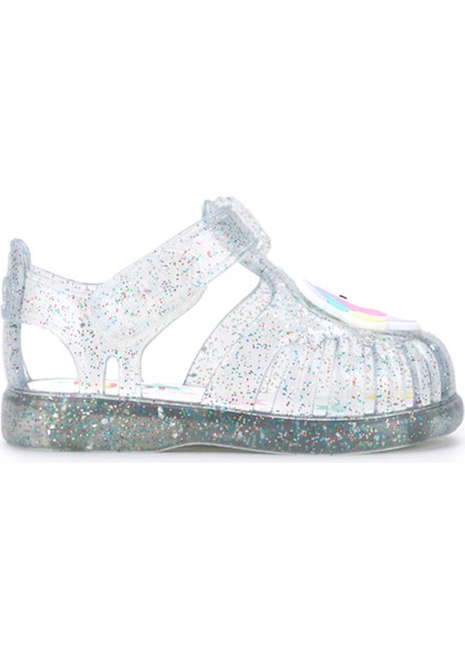 S10341 TOBBY UNICORNIO Beyaz Kız Çocuk Sandalet