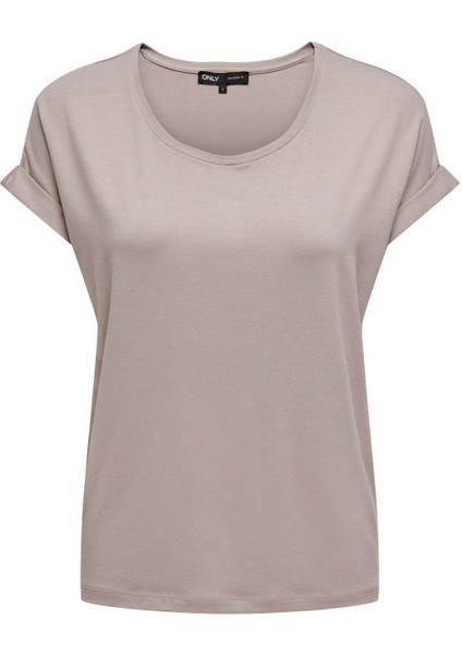 ONLMOSTER S/S O-NECK TOP Pembe Kadın Kısa Kol T-Shirt