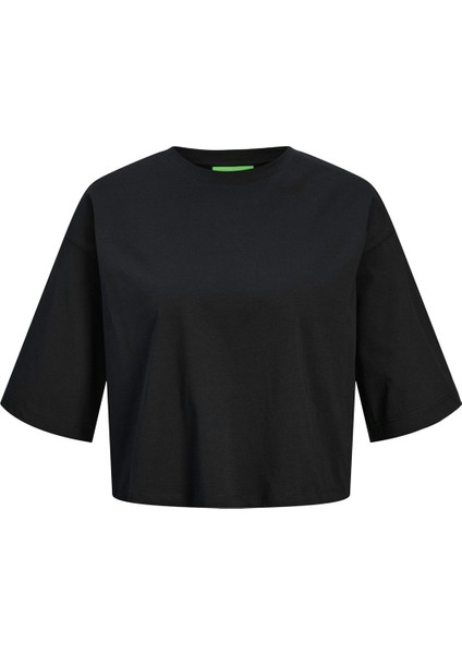 JXANDREA LOOSE SSTEE JRS Siyah Kadın Kısa Kol T-Shirt