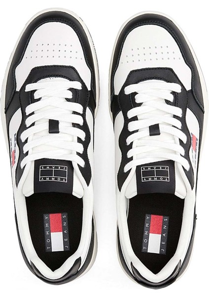 (NEW) TJM CUPSOLE LEATHER Siyah Erkek Sneaker