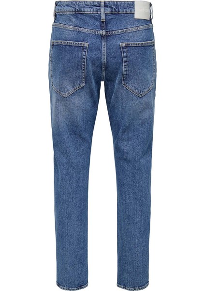 Onsyoke Tapered MB 9360 Dot Dnm Noos Açık Mavi Pantolon 22029360