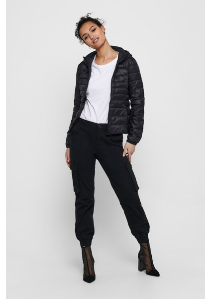 ONLTAHOE HOOD JACKET OTW Siyah Kadın Ceket