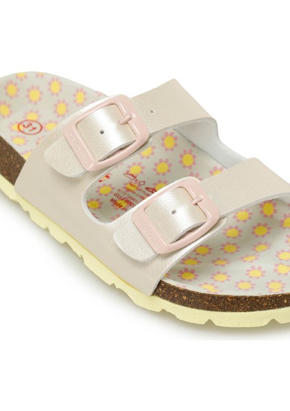 800111-6020-2 Sarı Kız Çocuk Terlik