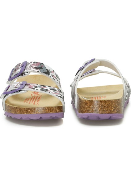 800111-1110-2 Beyaz Kız Çocuk Terlik