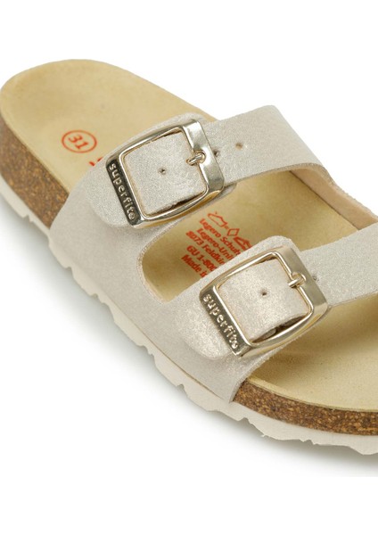 800111-8520-2 Beyaz Kız Çocuk Terlik