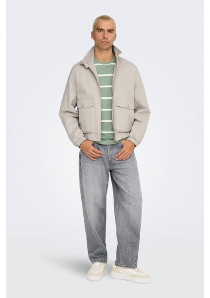Only&sons Onsron Harrıngton Jacket Kahverengi Erkek Ceket