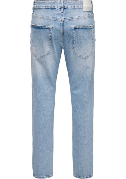 Only&sons Onsyoke Tapered Lb 9684 D Mavi Erkek Pantolon