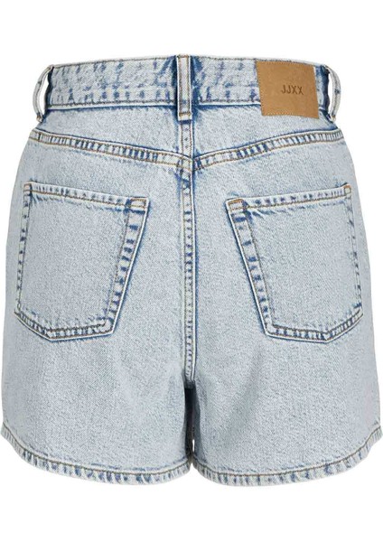 Jjxx JXGRETA HW DENIM SKORT DN Mavi Kadın Şort