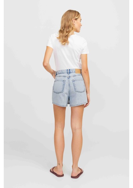 Jjxx JXGRETA HW DENIM SKORT DN Mavi Kadın Şort