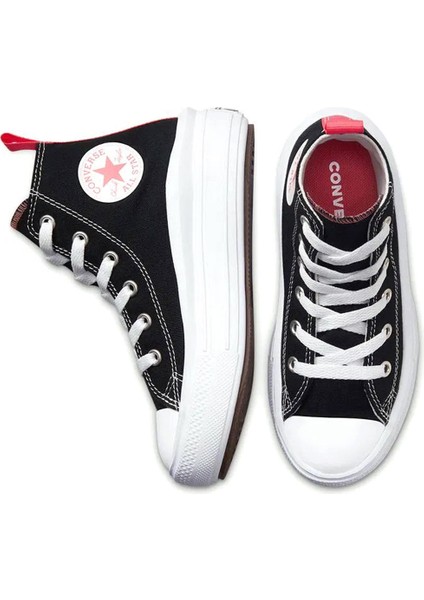 Chuck Taylor All Star Move Hi Çocuk Siyah Sneaker.001