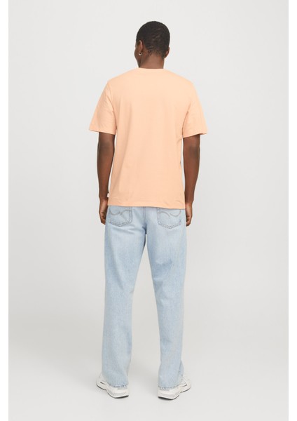 JJEORGANIC BASIC TEE SS Turuncu Erkek Kısa Kol T-Shirt