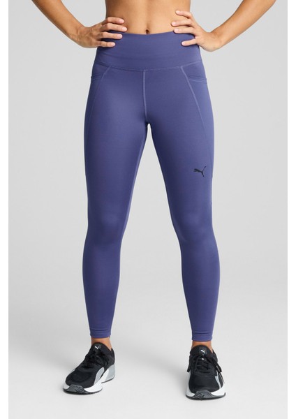 W TAD ESSENTIAL TIGHT Mavi Kadın Tayt