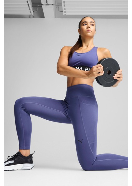 W TAD ESSENTIAL TIGHT Mavi Kadın Tayt