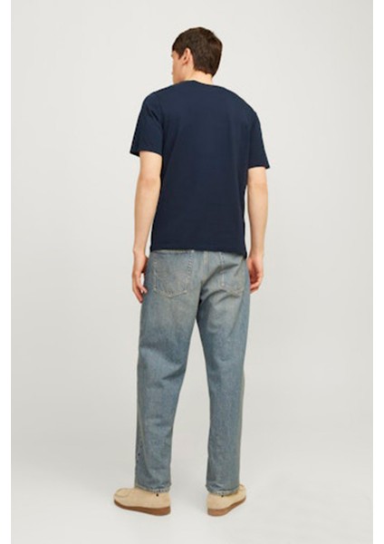 JJECORP LOGO TEE PLAY SS Lacivert Erkek Kısa Kol T-Shirt