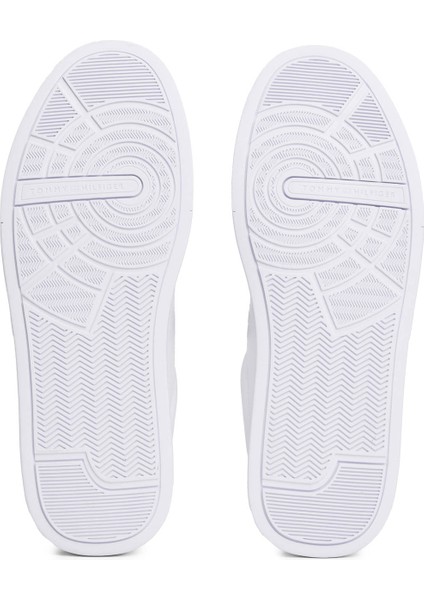 TH COURT LTH DETAIL ESS Beyaz Erkek Sneaker