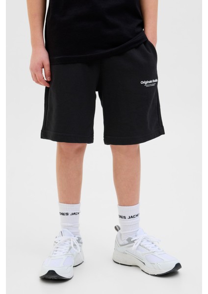 JPSTVESTERBRO SWEAT Siyah Erkek Çocuk Şort