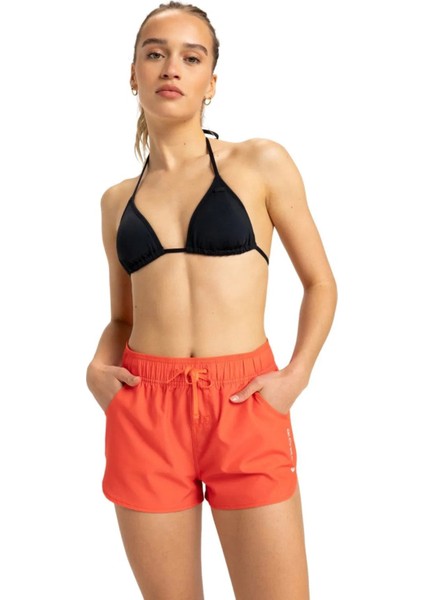Wave 2 Inch Bs Kadın Turuncu Deniz Şortu.NKN9