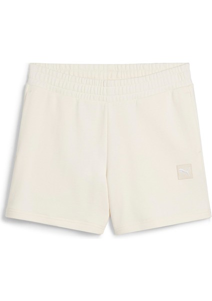 Ess Elevated Mid-Rise Beyaz Kadın Şort