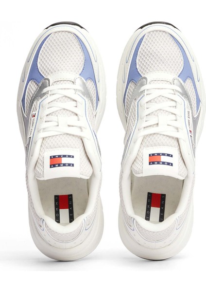 THE CONEY METALLIC Beyaz Kadın Sneaker