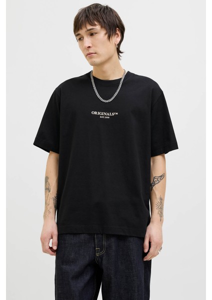 JORISLINGTON MINIMAL BRAN Siyah Erkek Kısa Kol T-Shirt