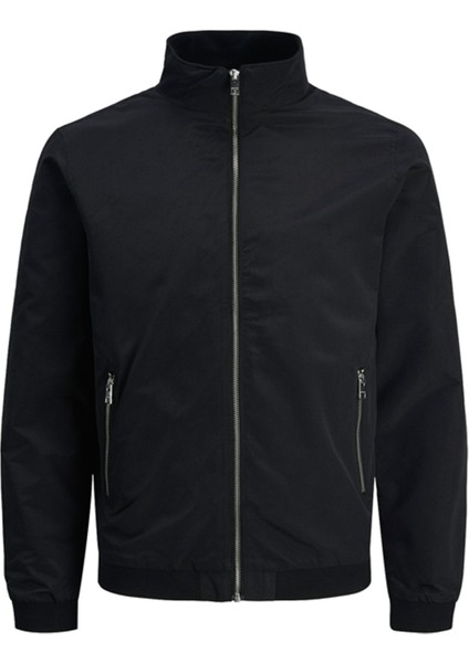JJERUSH HARRINGTON BOMBER Siyah Erkek Ceket