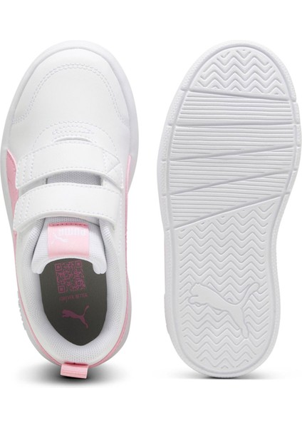 Courtflex V3 V Ps Beyaz Kız Çocuk Sneaker