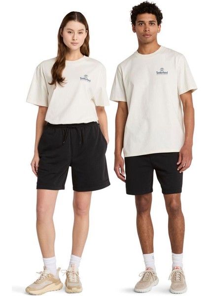 Illustrated Tree Logo Ba Beyaz Erkek Kısa Kol T-Shirt