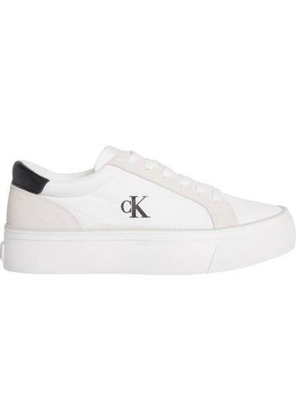 VULC FLATFORM MG NYLON MI Beyaz Kadın Sneaker