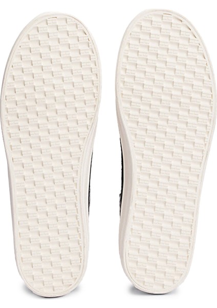 Kadın Siyah Vulc Deri Monogram Sneaker
